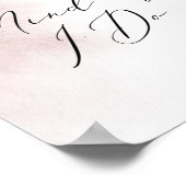 Waterverf was | Blush Donut Mind als ik teken Poster (Hoek)