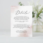 Waterverf was | Kaart voor Blush Details behuizing (Staand voorkant)