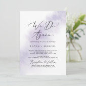 Waterverf was | Paars dat we opnieuw stemmen over Kaart (Staand voorkant)