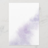 Waterverf was | Paars huwelijk Advieskaart (Achterkant)