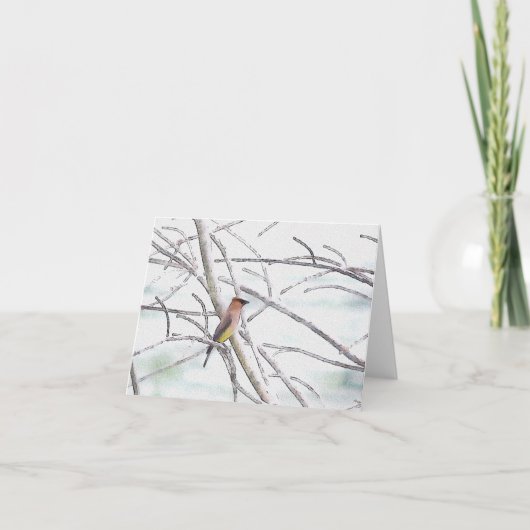 Waterverf-wasnotitie Kaart (Voorkant)