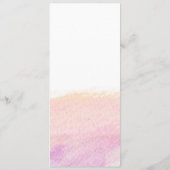 waterverf Wassen Wedding Diner Menu (Achterkant)