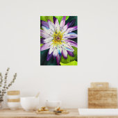 Waterverf waterlelies beeldende kunst poster (Keuken)