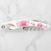 Waterverf Watermeloen 1 Kurkentrekker (Voorkant)