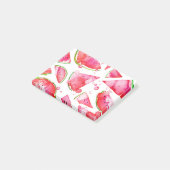 Waterverf Watermeloen 1 Post-it® Notes (Schuin)