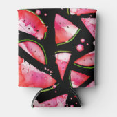 Waterverf Watermeloen 2 Blikjeskoeler (Voorkant)