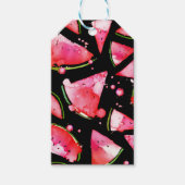 Waterverf Watermeloen 2 Cadeaulabel (Voorkant)