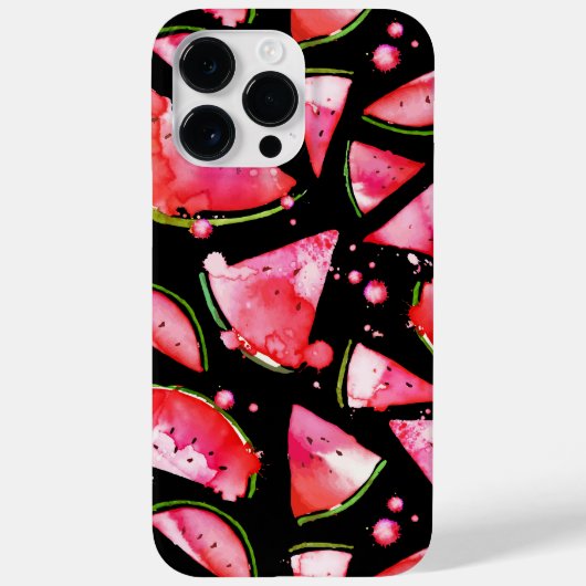 Waterverf Watermeloen 2 Case-Mate iPhone Case (Achterkant)