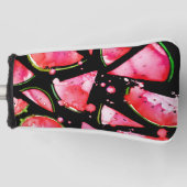 Waterverf Watermeloen 2 Golfheadcover (Voorkant)