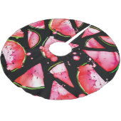 Waterverf Watermeloen 2 Kerstboom Rok (Gekanteld)