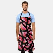 Waterverf Watermeloen 2 Schort (Gedragen)