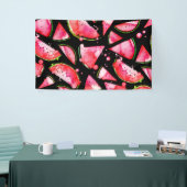 Waterverf Watermeloen 2 Spandoek (Beurs)