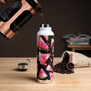 Waterverf Watermeloen 2 Waterfles