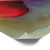 WATERVERF WATERMELOEN FOTOPRINT POSTER (Hoek)