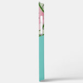 Waterverf Watermeloen Roze Blauwgroen Monogrammen Case-Mate iPhone Case (Achterkant / Links)