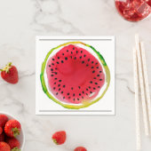 Waterverf Watermeloen Servetten (Insitu)