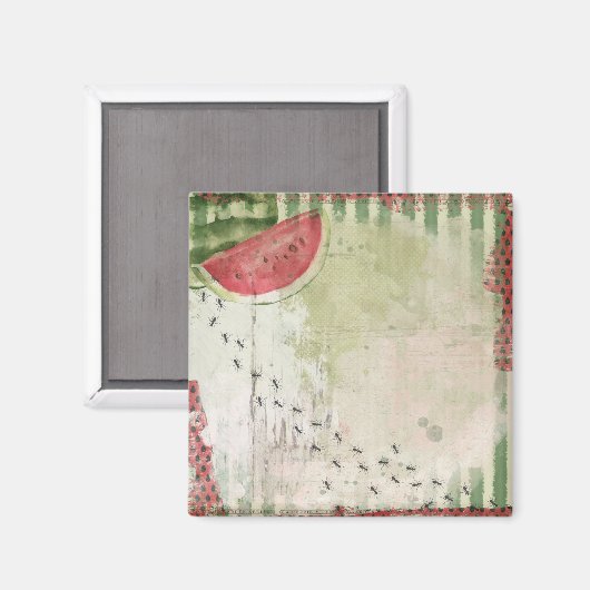 WATERVERF WATERMELON MAGNEET (Voorkant / Achterkant)
