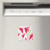 Waterverf Watermelon Slice Pattern Magneet (Insitu (Vaatwasser))