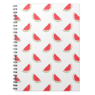 Waterverf Watermelonpatroon Notitieboek