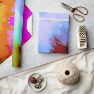 Waterverf waterval, natuur 2 cadeaupapier