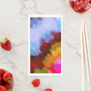 Waterverf waterval, natuur 2 servet