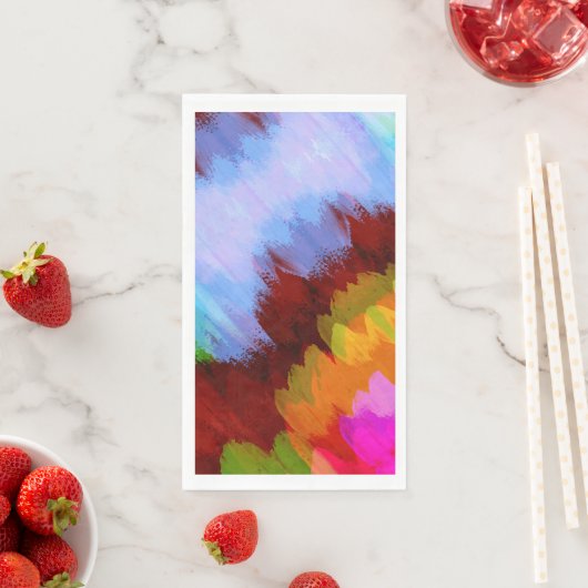 Waterverf waterval, natuur 2 servet (Insitu)