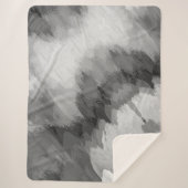 Waterverf waterval, natuur 3 sherpa deken (Voorkant)