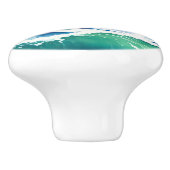 Waterverf Wave Keramische Knop (Zijkant)