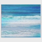 Waterverf Waves Cadeaupapier (Vlak)