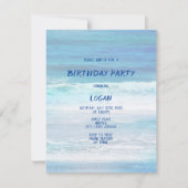 "Waterverf Waves" Kaart (Voorkant)