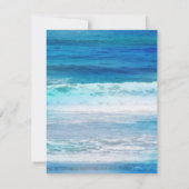 "Waterverf Waves" Kaart (Achterkant)