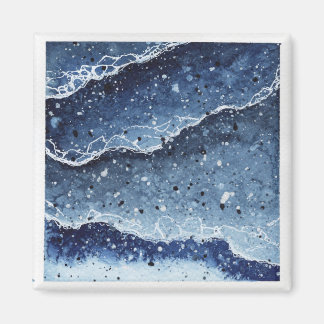 Waterverf Waves Magnet Magneet