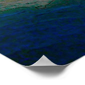 Waterverf Waves Poster (Hoek)