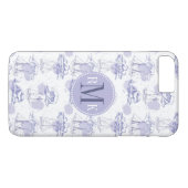 Waterverf Waves & Ships Patroon Case-Mate iPhone Case (Achterkant (Horizontaal))