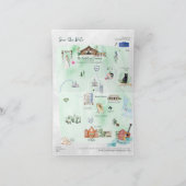 Waterverf Wedding opslaan Datum | Nashville Aankondiging (Binnen)