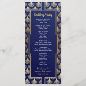 Waterverf Wedding Program uit 1920 Programma (Achterkant)