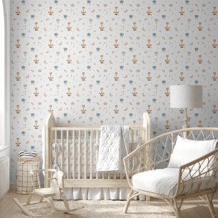 Waterverf Weegschaal Zodiac Babykamer Behang