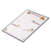 Waterverf Weekblad voor weekblad Notitieblok (Schuin)