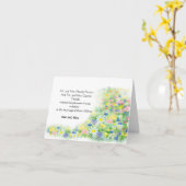 Waterverf weidebloemen kaart (Gele Bloem)