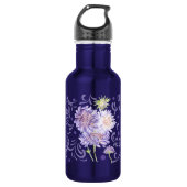 waterverf weidebloemen waterfles (Voorkant)