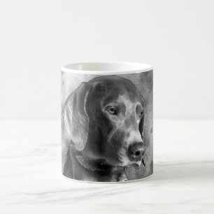 WATERVERF WEIMARANER BW CERAMIC MOK