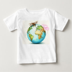 Waterverf Wereldbol Journey - tweedekker Adventu