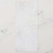 Waterverf Wereldkaart Bestemming Bruiloft Menu (Achterkant)