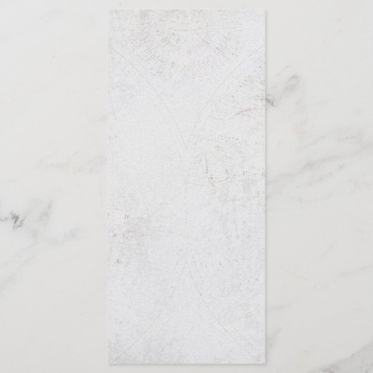 Waterverf Wereldkaart Bestemming Bruiloft Menu (Achterkant)