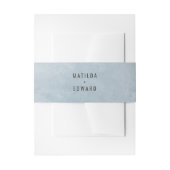 Waterverf wereldkaart bruiloft uitnodigingen wikkel (Voorkant Voorbeeld)