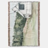 Waterverf White Barn Deken (Voorkant Verticaal)