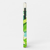 Waterverf White Lily met Monogram Case-Mate iPhone Case (Achterkant/links)