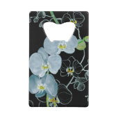 Waterverf White Orchids Pattern Kredietkaart Flessenopener (Achterkant)