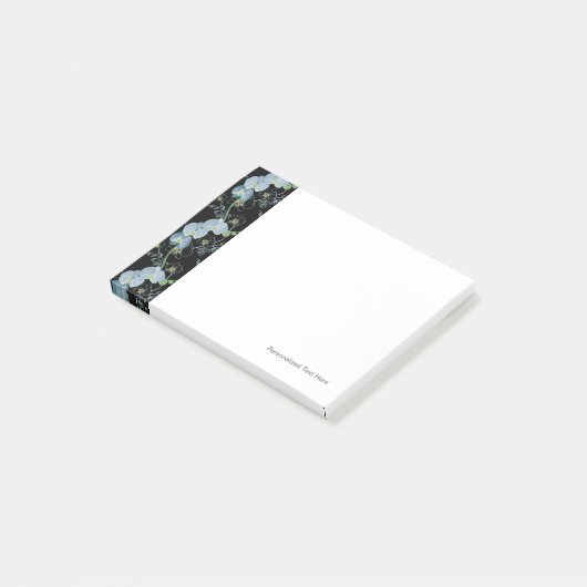 Waterverf White Orchids Pattern Post-it® Notes (Schuin)