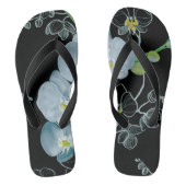 Waterverf White Orchids Pattern Teenslippers (Voetbed)